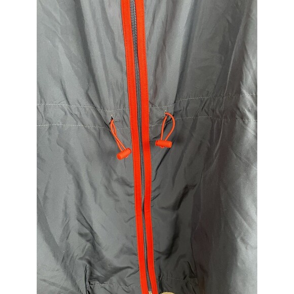 J. Jill Fit Jacket 4X Water Repellent Windbreaker Full Zip Blue Red Lightweight - Picture 4 of 12